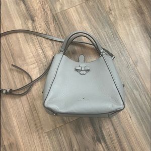 Grey Kate Spade handbag